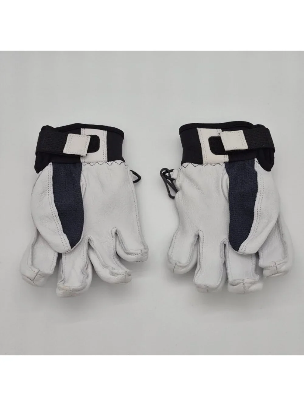 Hestra Army Leather Patrol Jr. Kids Ski Gloves Navy Size 4 Insulated 5-Finger